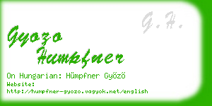 gyozo humpfner business card